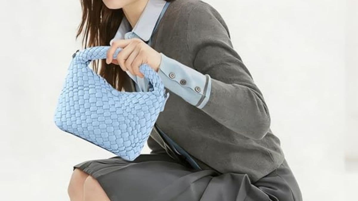 Hnycinj Woven Crossbody Bag: Stylish Minimalism on a Budget