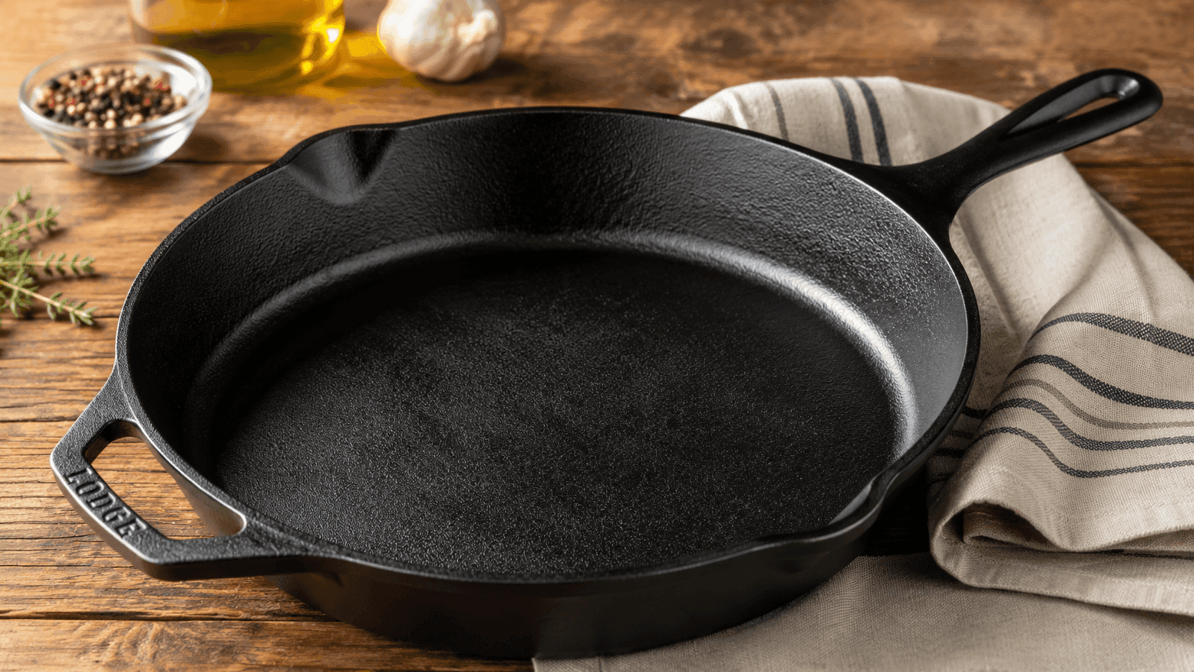 Lodge 12-Inch Cast Iron Skillet pre-seasoned cast iron frying pan for stovetop, oven, grill, and induction cooking