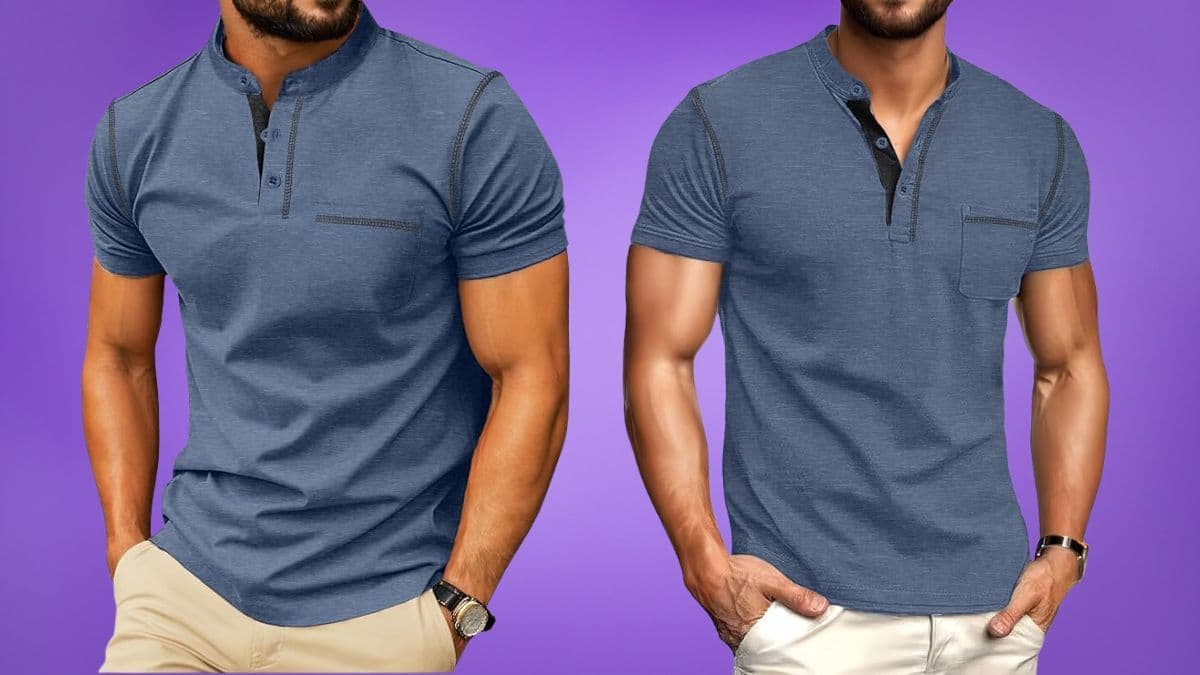 Sailwind Men’s Henley Shirt: Affordable Summer Comfort With Everyday Style