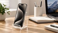 Lamicall Clear Acrylic Cell Phone Stand: Simple, Stylish, and Reliable